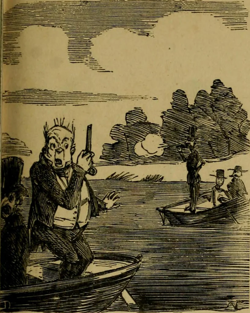 An illustration from Vie d'une parisienne, 1855, leaf 338