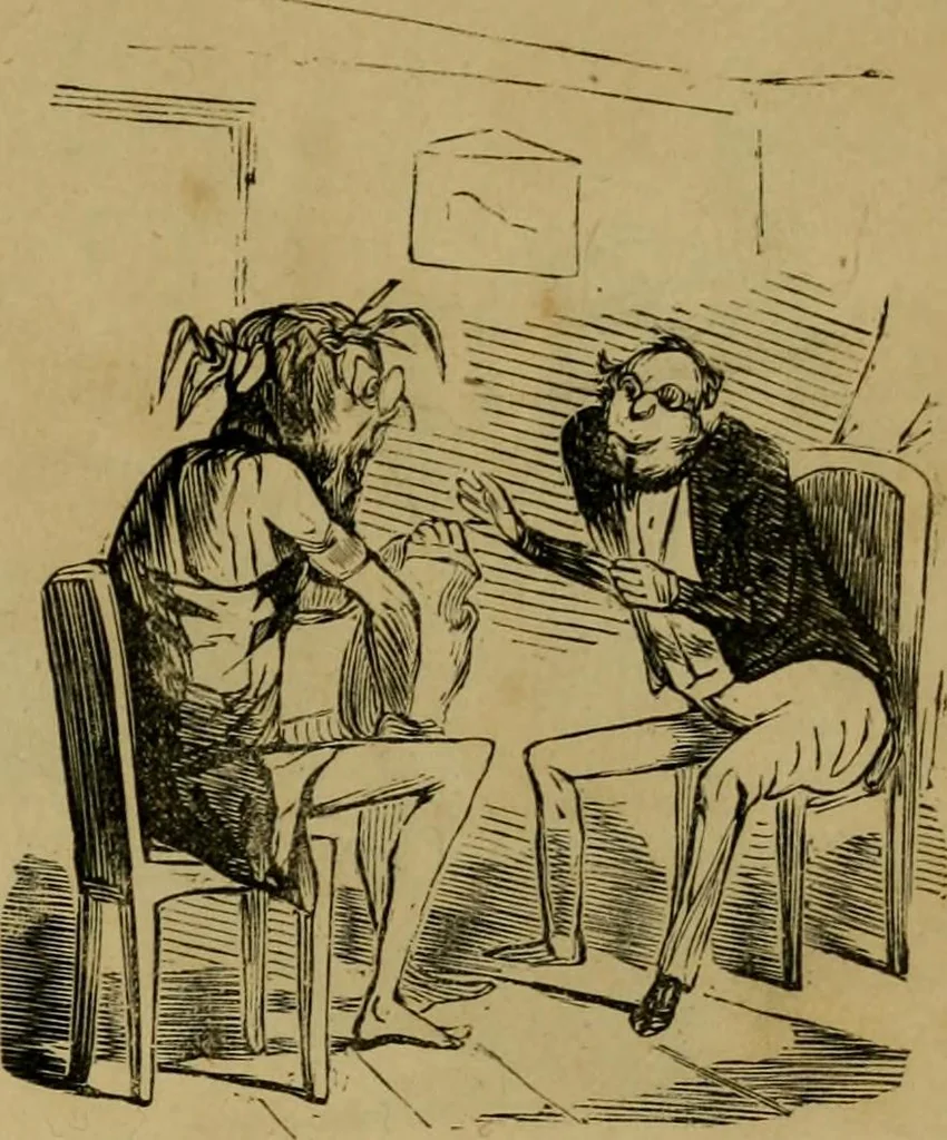 An illustration from Vie d'une parisienne, 1855, leaf 338