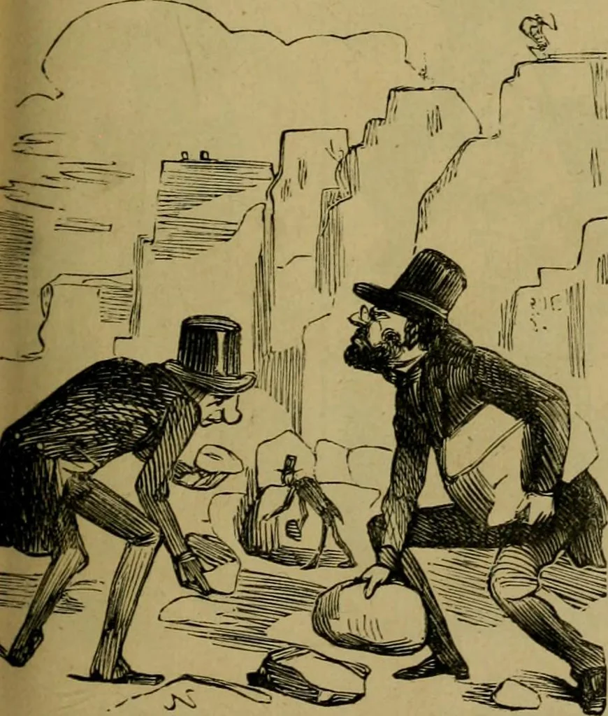 An illustration from Vie d'une parisienne, 1855, leaf 338
