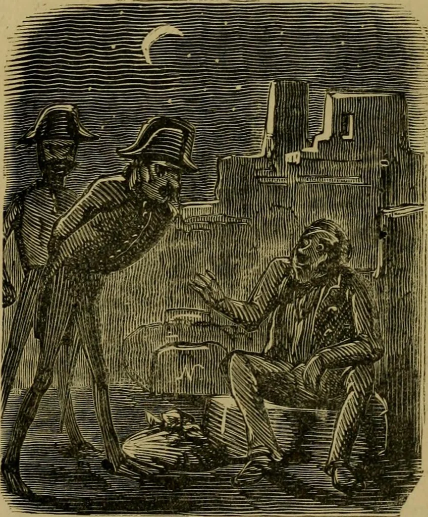 An illustration from Vie d'une parisienne, 1855, leaf 338