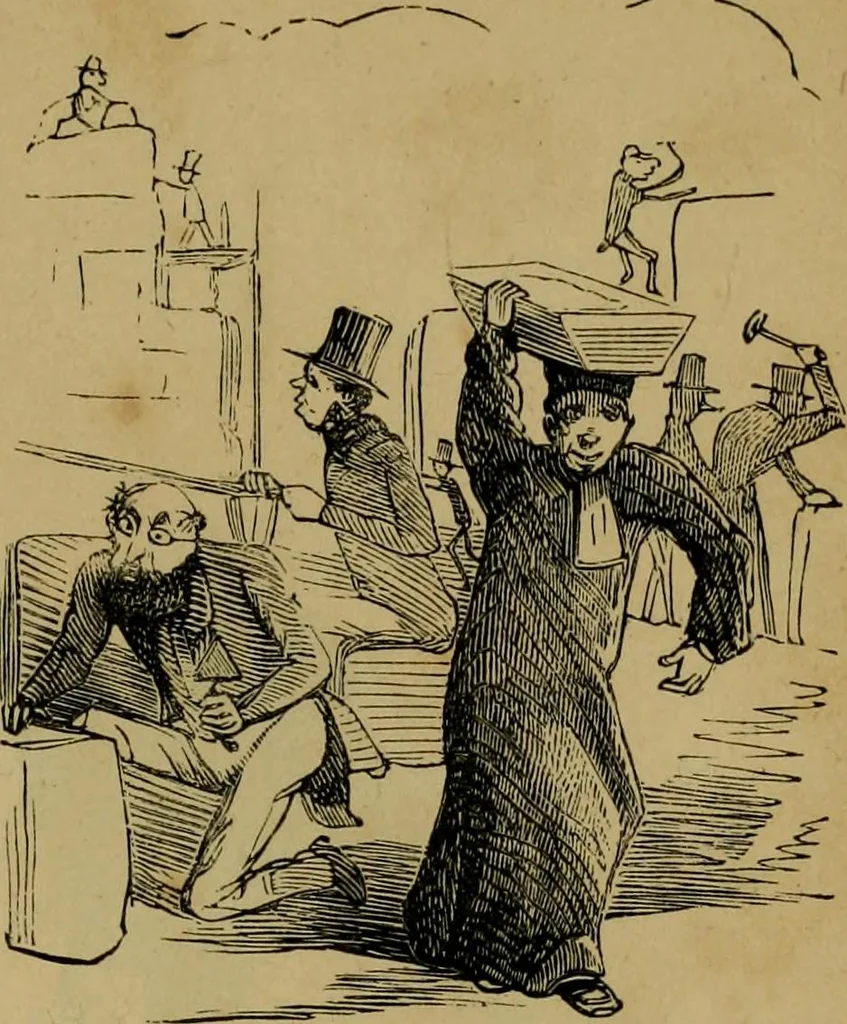 An illustration from Vie d'une parisienne, 1855, leaf 340