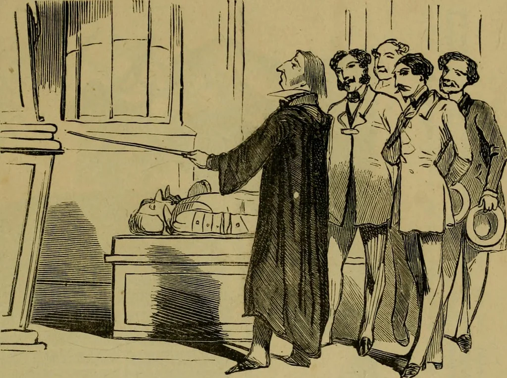 An illustration from Vie d'une parisienne, 1855, leaf 350