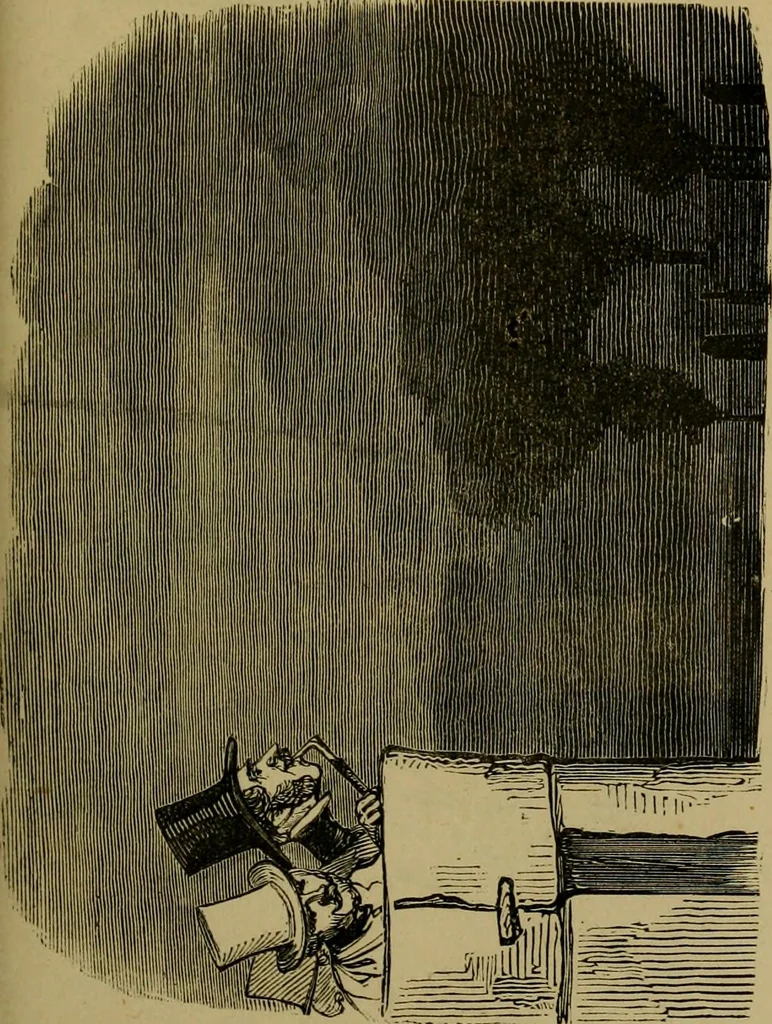 An illustration from Vie d'une parisienne, 1855, leaf 354
