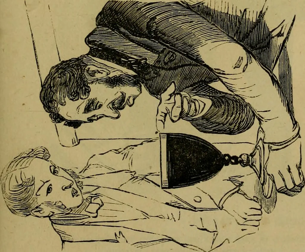 An illustration from Vie d'une parisienne, 1855, leaf 356