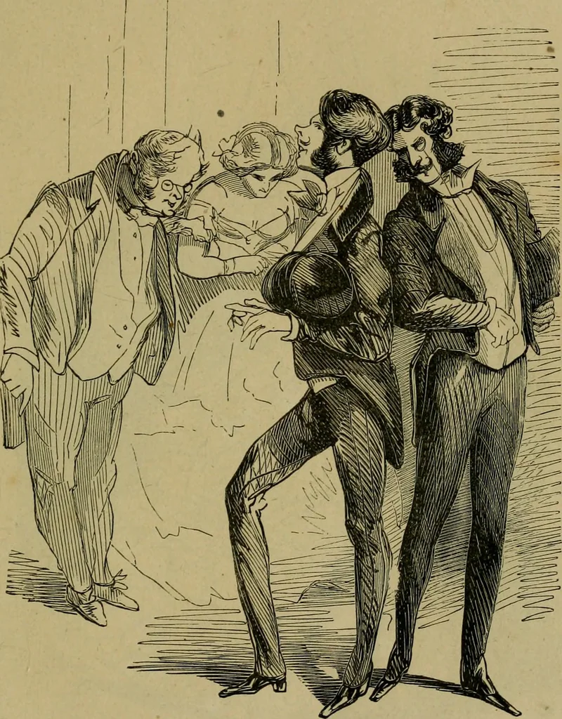 An illustration from Vie d'une parisienne, 1855, leaf 36