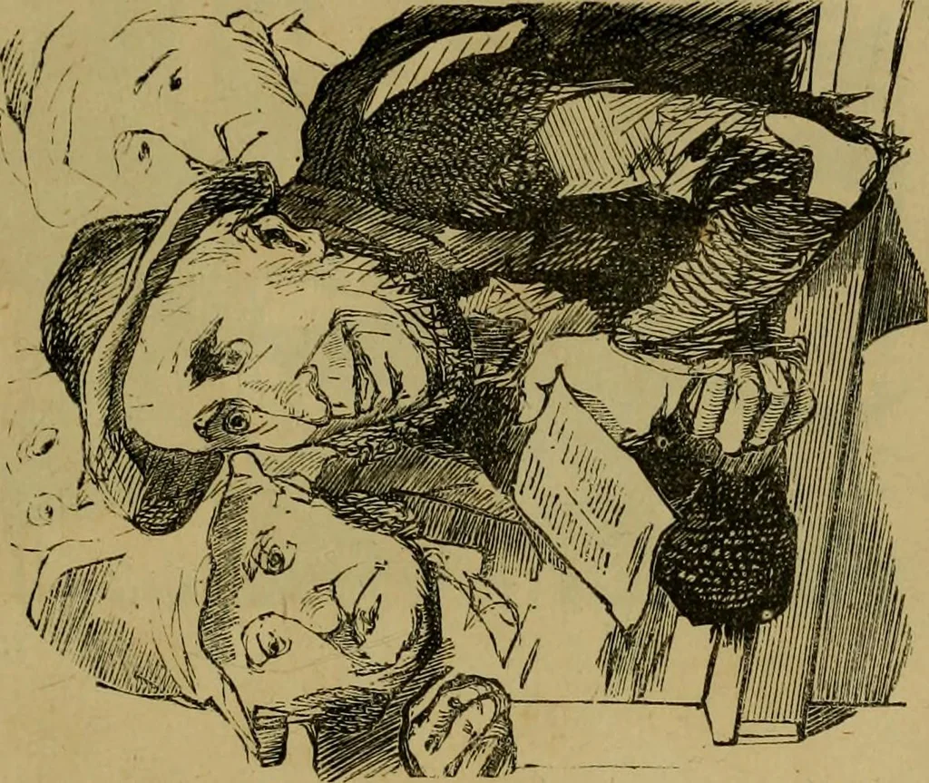 An illustration from Vie d'une parisienne, 1855, leaf 360