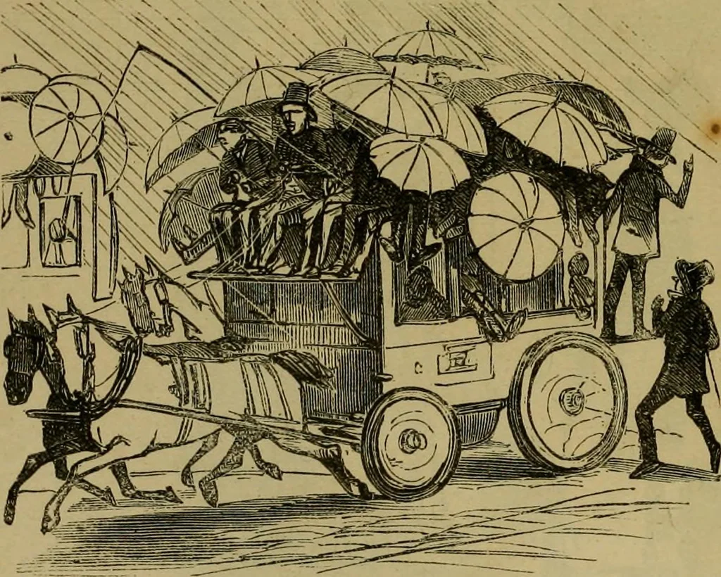 An illustration from Vie d'une parisienne, 1855, leaf 360