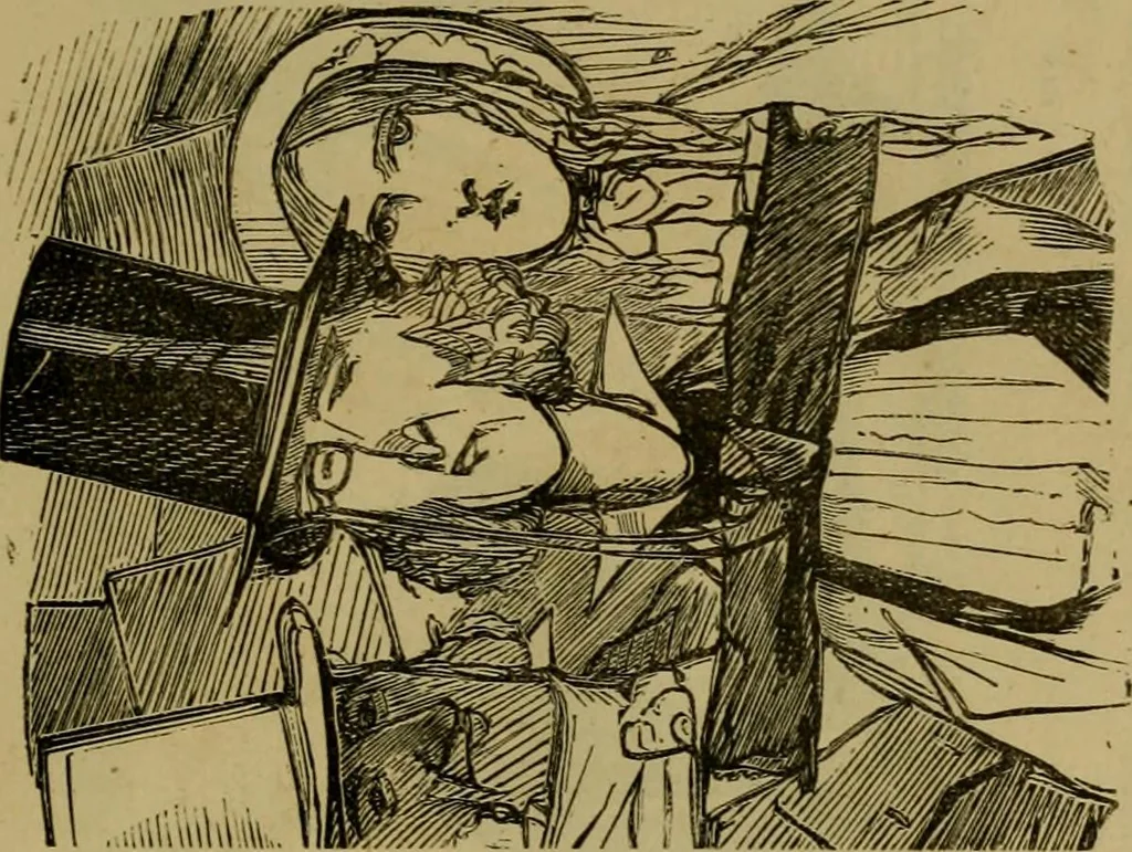 An illustration from Vie d'une parisienne, 1855, leaf 362