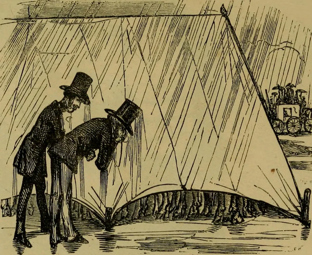 An illustration from Vie d'une parisienne, 1855, leaf 364