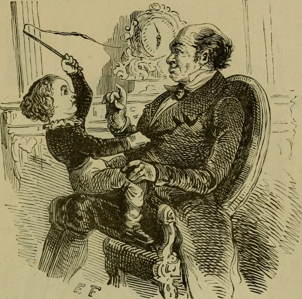 An illustration from Vie d'une parisienne, 1855, leaf 372