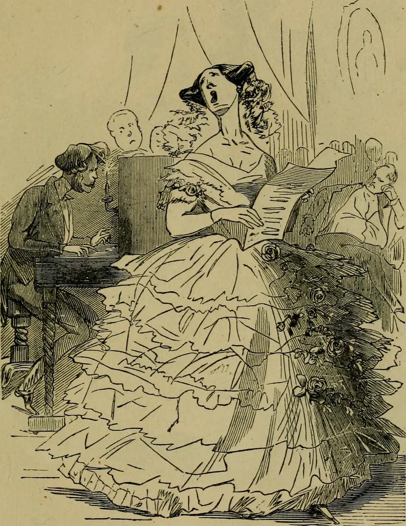 An illustration from Vie d'une parisienne, 1855, leaf 38