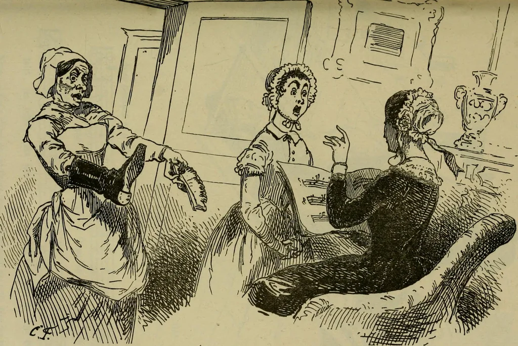 An illustration from Vie d'une parisienne, 1855, leaf 386