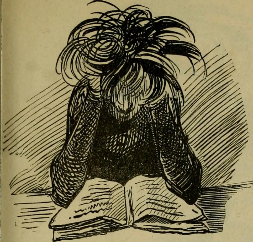 An illustration from Vie d'une parisienne, 1855, leaf 398