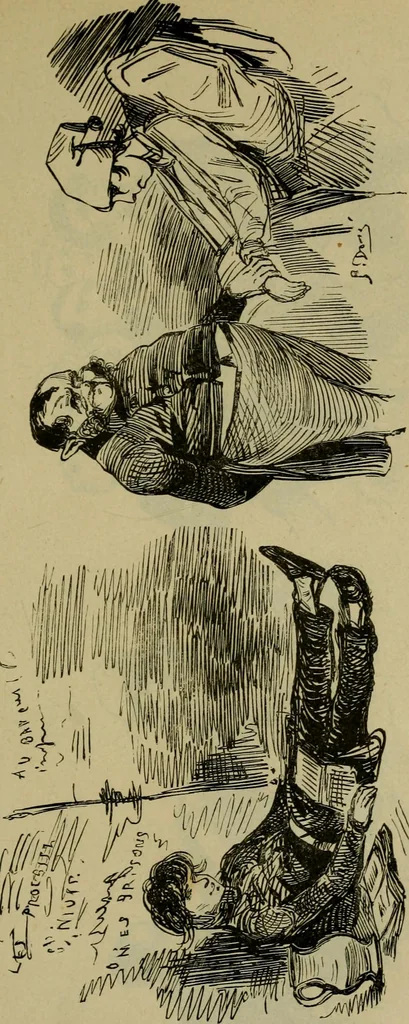 An illustration from Vie d'une parisienne, 1855, leaf 400