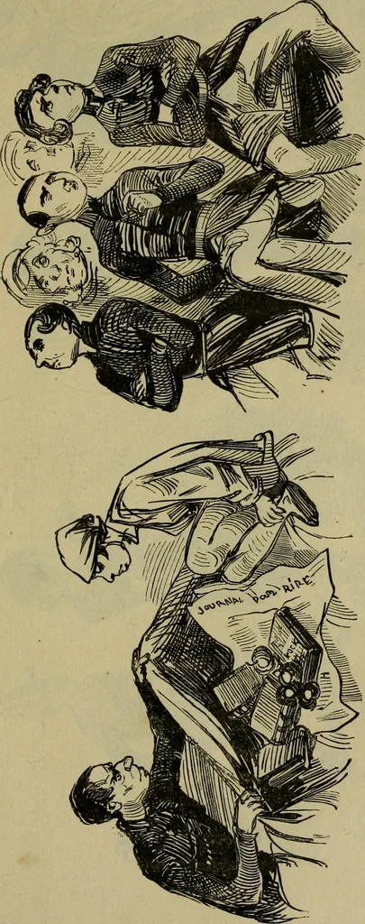 An illustration from Vie d'une parisienne, 1855, leaf 402