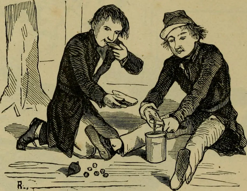 An illustration from Vie d'une parisienne, 1855, leaf 410