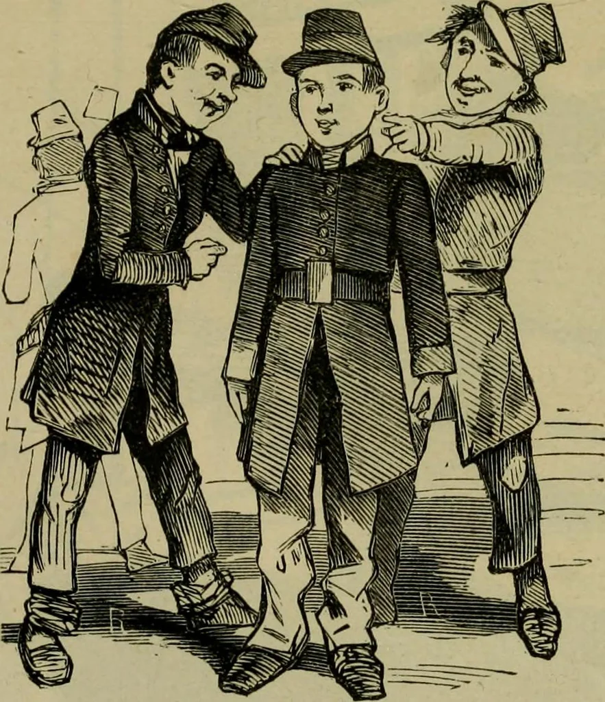 An illustration from Vie d'une parisienne, 1855, leaf 410