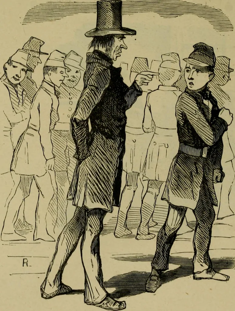An illustration from Vie d'une parisienne, 1855, leaf 416