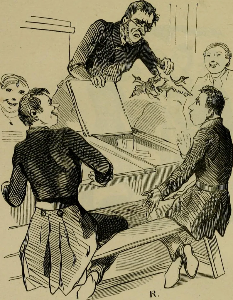 An illustration from Vie d'une parisienne, 1855, leaf 416