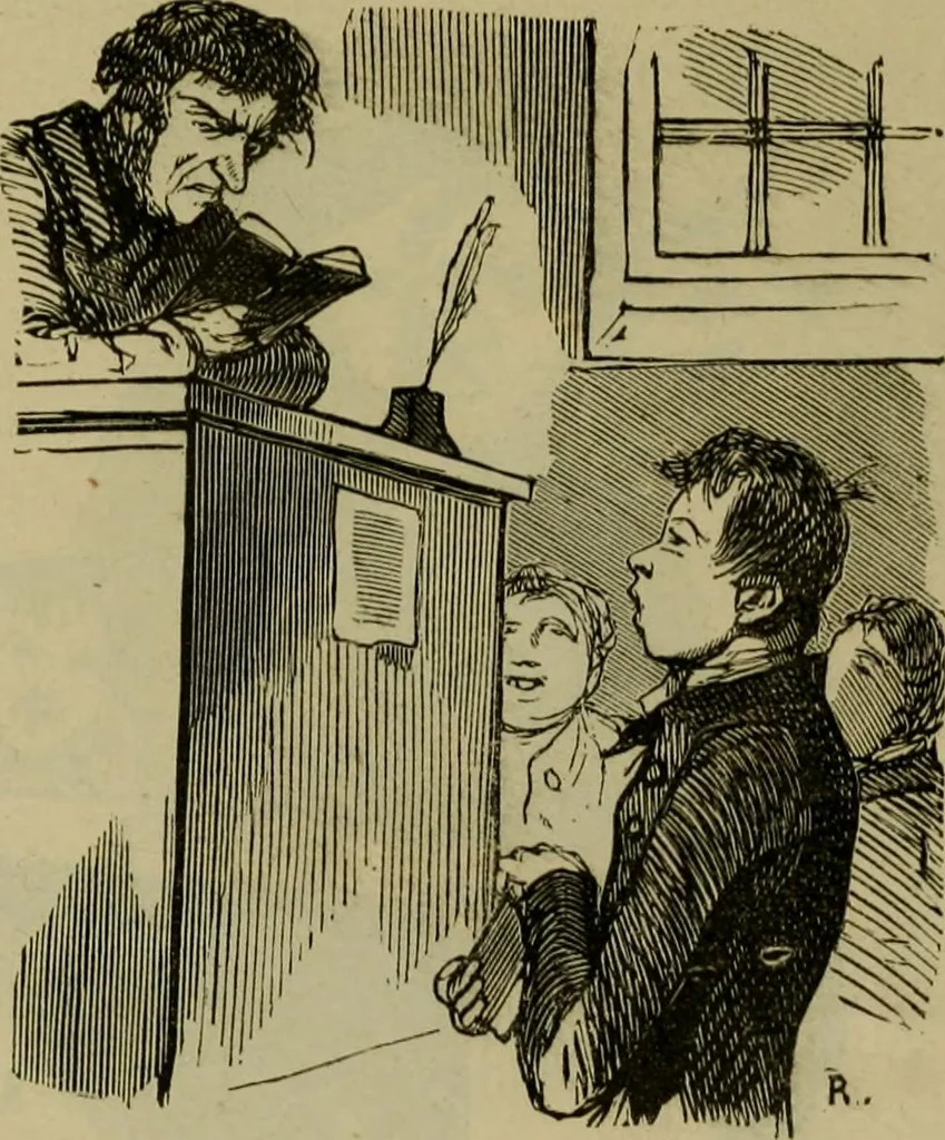 An illustration from Vie d'une parisienne, 1855, leaf 418