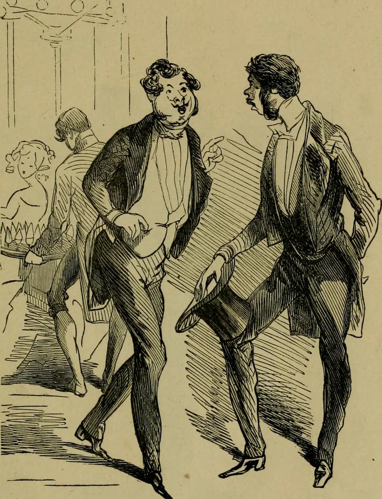 An illustration from Vie d'une parisienne, 1855, leaf 42