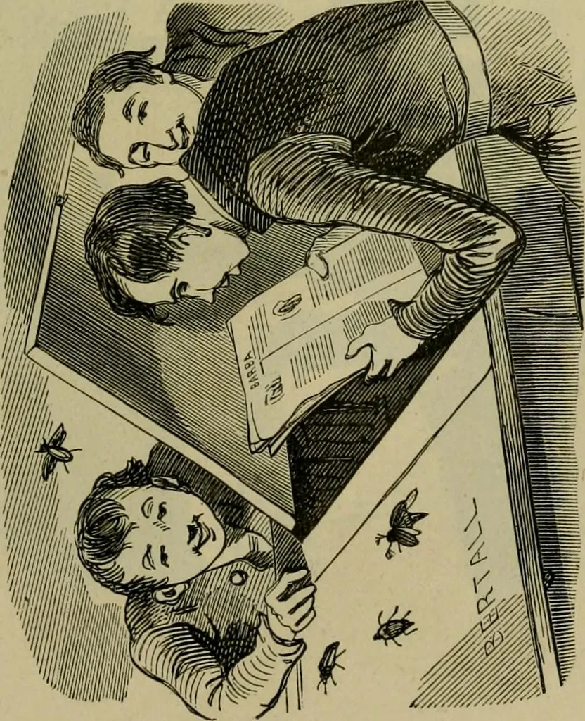 An illustration from Vie d'une parisienne, 1855, leaf 420