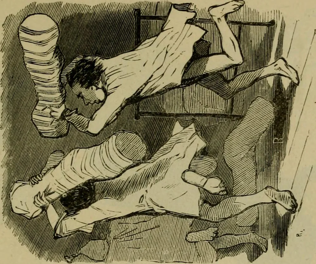 An illustration from Vie d'une parisienne, 1855, leaf 422