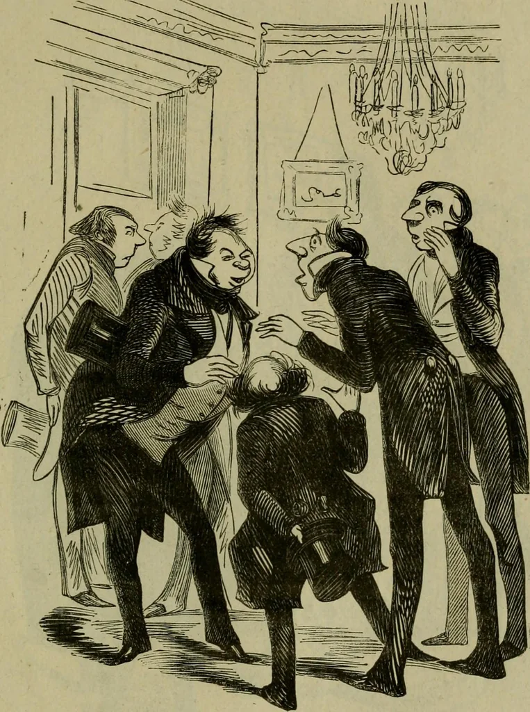 An illustration from Vie d'une parisienne, 1855, leaf 430