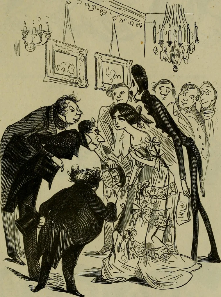 An illustration from Vie d'une parisienne, 1855, leaf 432