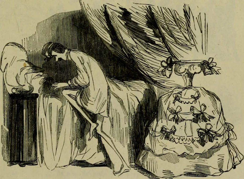 An illustration from Vie d'une parisienne, 1855, leaf 436