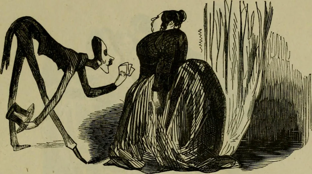 An illustration from Vie d'une parisienne, 1855, leaf 440