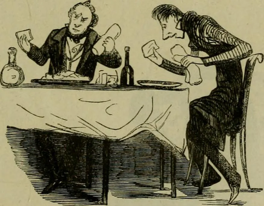 An illustration from Vie d'une parisienne, 1855, leaf 440