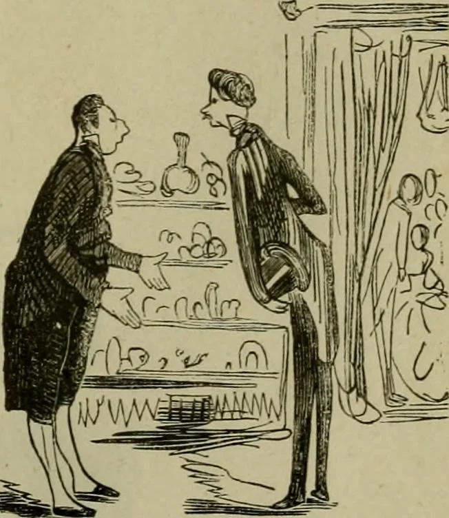 An illustration from Vie d'une parisienne, 1855, leaf 440