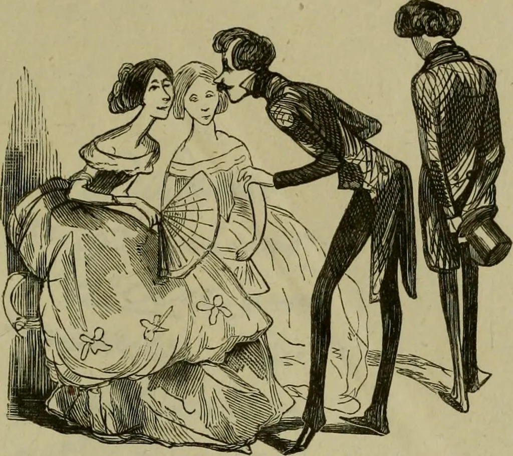 An illustration from Vie d'une parisienne, 1855, leaf 442
