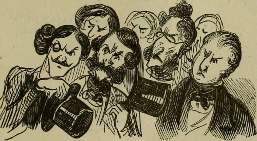 An illustration from Vie d'une parisienne, 1855, leaf 442