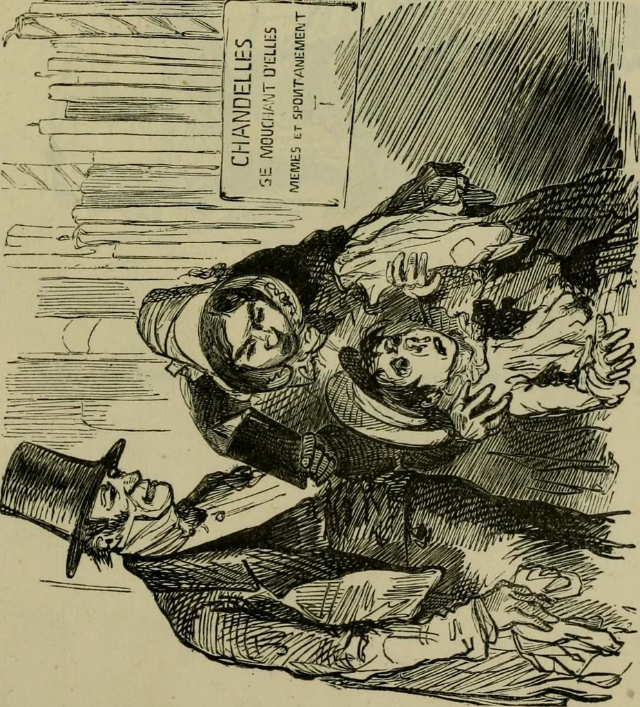 An illustration from Vie d'une parisienne, 1855, leaf 456