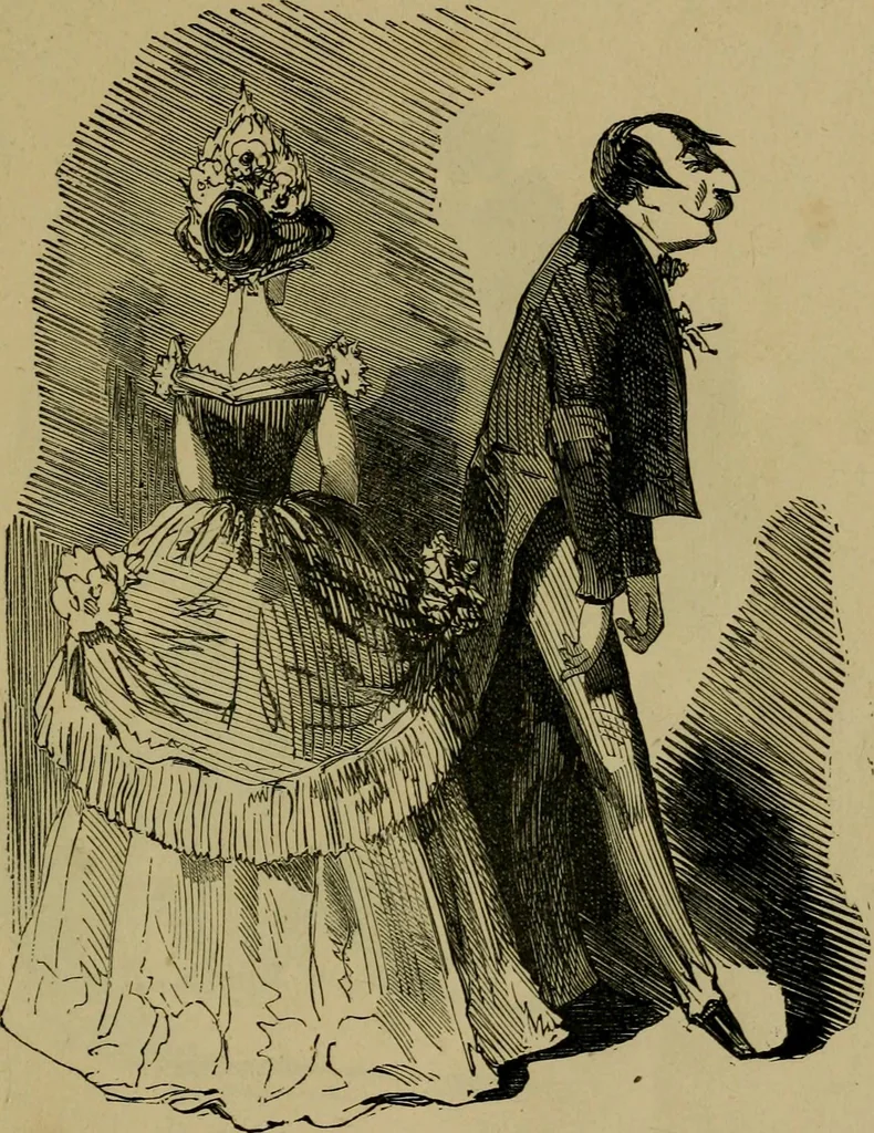 An illustration from Vie d'une parisienne, 1855, leaf 46