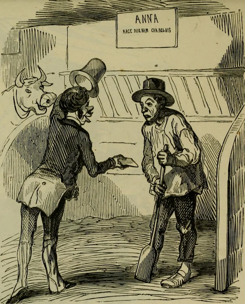 An illustration from Vie d'une parisienne, 1855, leaf 460