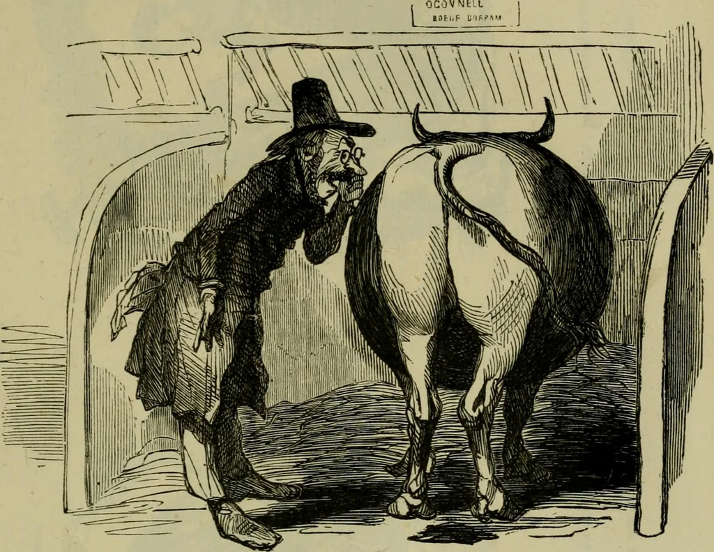 An illustration from Vie d'une parisienne, 1855, leaf 464