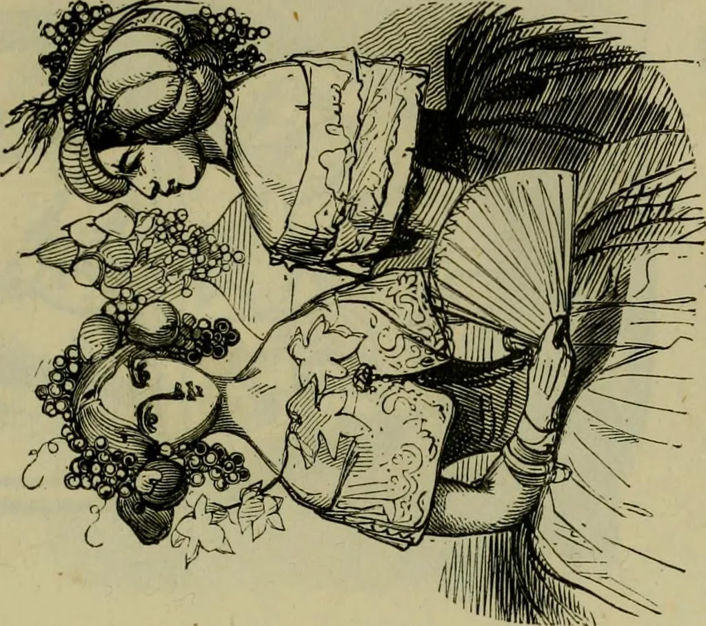 An illustration from Vie d'une parisienne, 1855, leaf 468