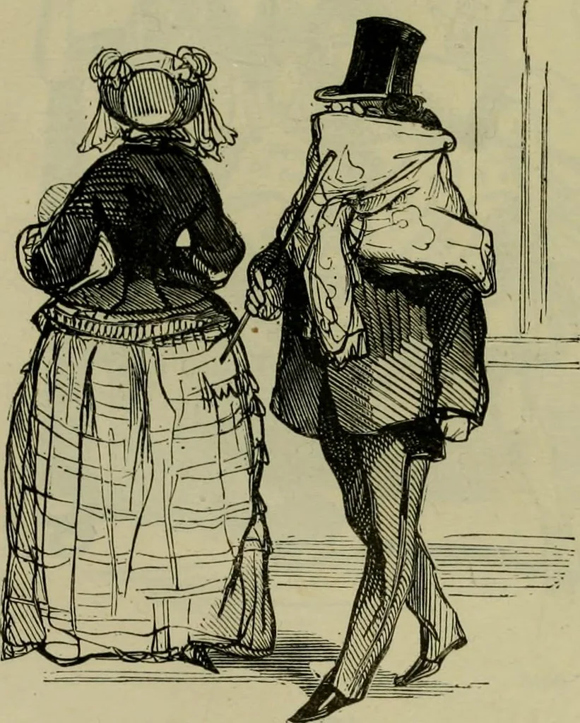 An illustration from Vie d'une parisienne, 1855, leaf 468