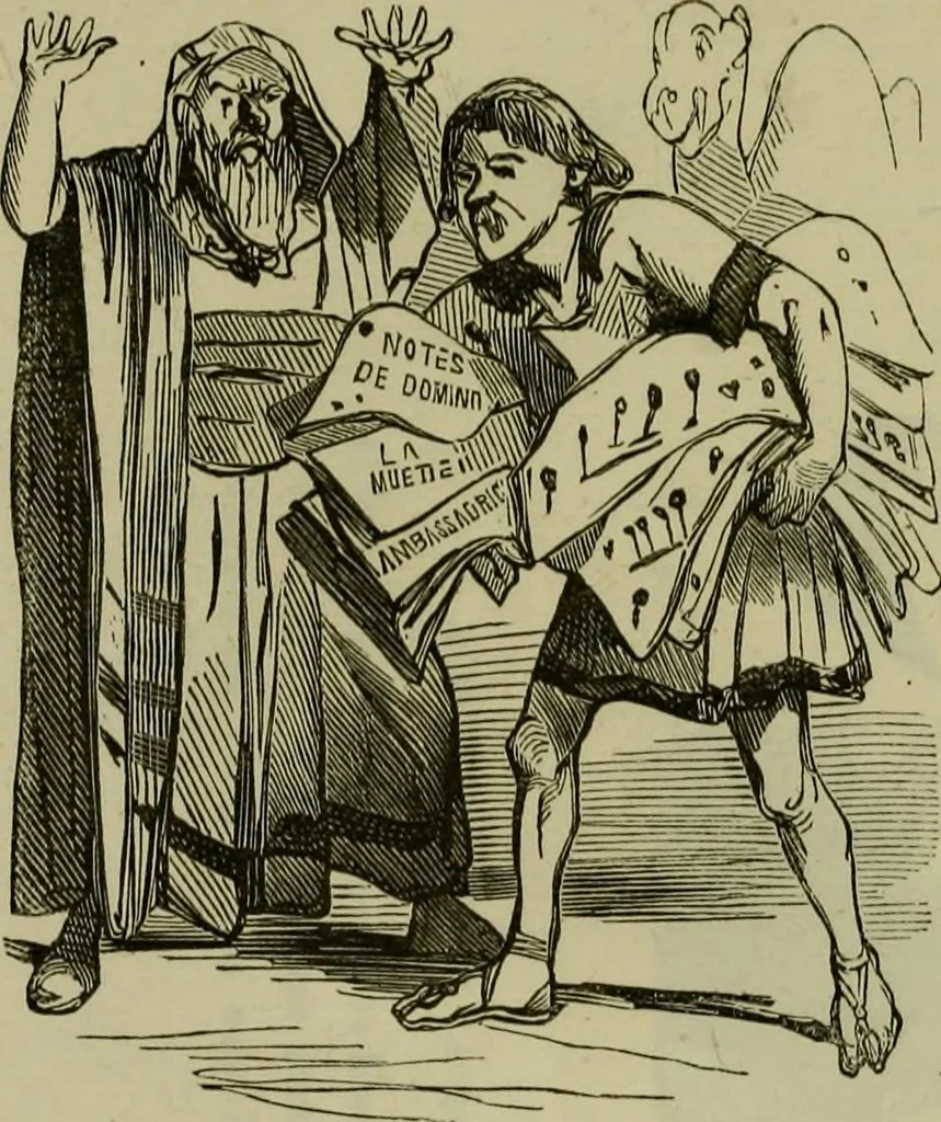 An illustration from Vie d'une parisienne, 1855, leaf 470