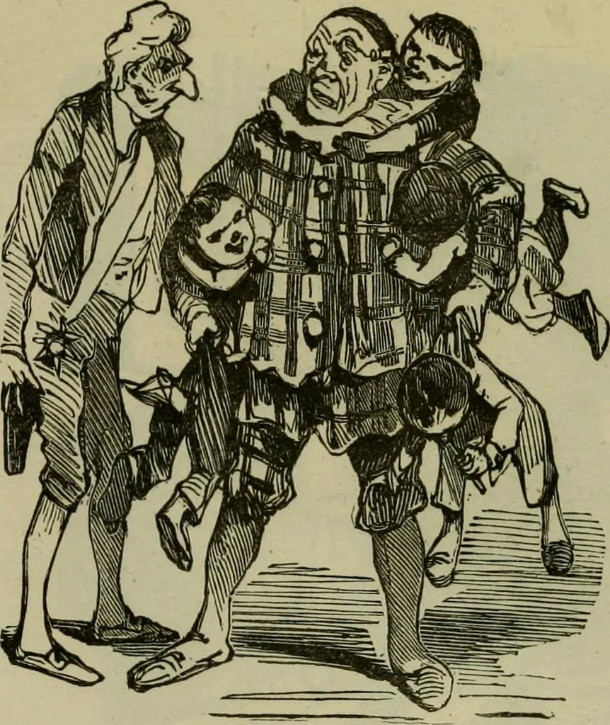 An illustration from Vie d'une parisienne, 1855, leaf 474
