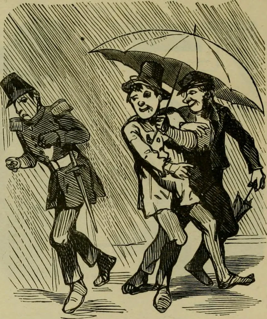 An illustration from Vie d'une parisienne, 1855, leaf 476