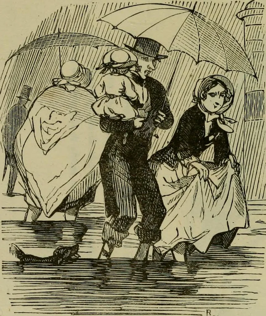 An illustration from Vie d'une parisienne, 1855, leaf 478