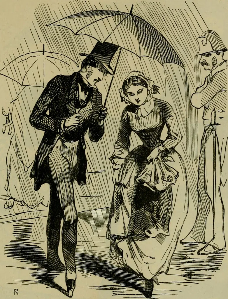 An illustration from Vie d'une parisienne, 1855, leaf 480