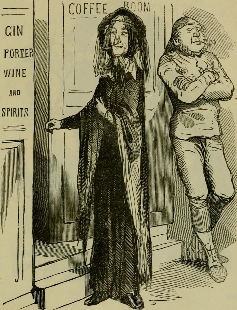 An illustration from Vie d'une parisienne, 1855, leaf 484