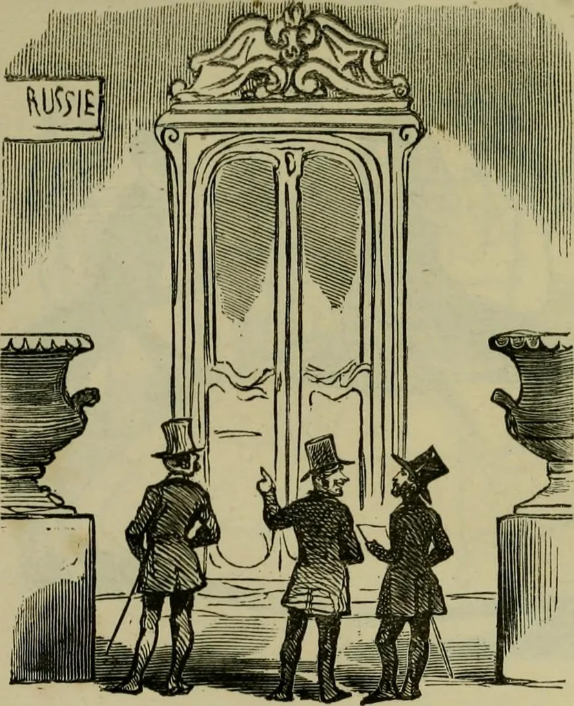 An illustration from Vie d'une parisienne, 1855, leaf 494