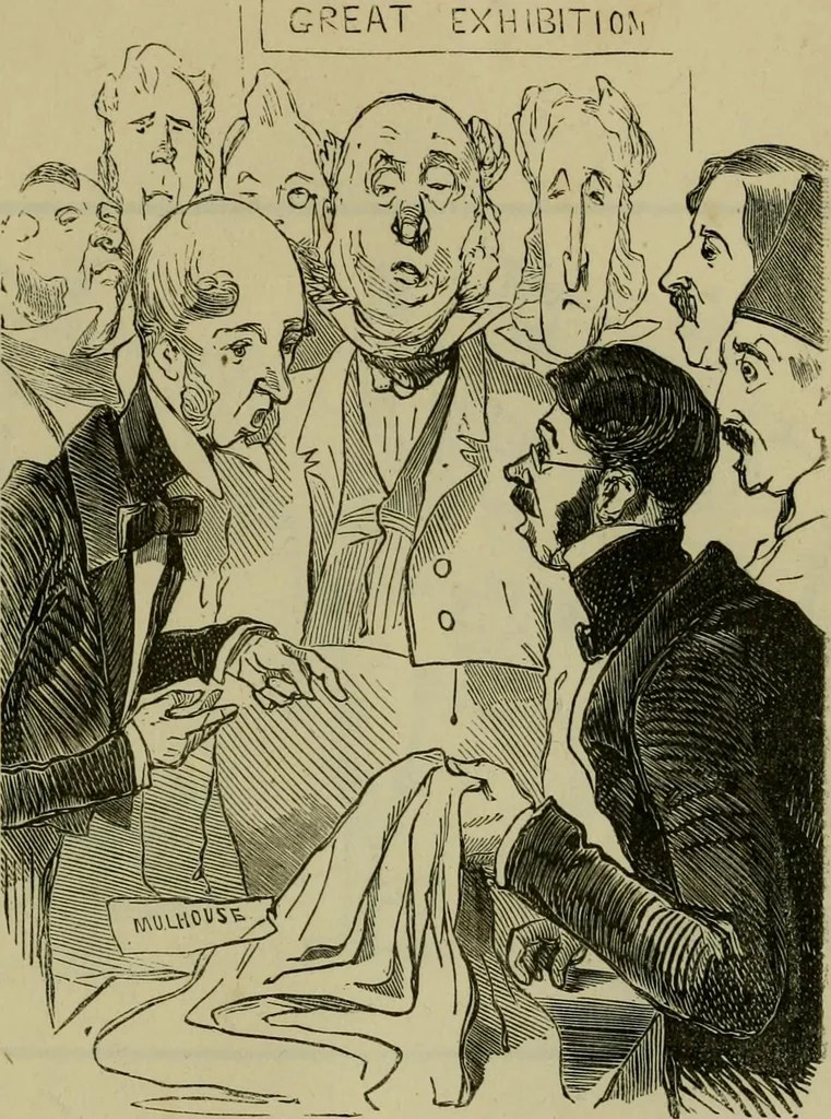 An illustration from Vie d'une parisienne, 1855, leaf 498