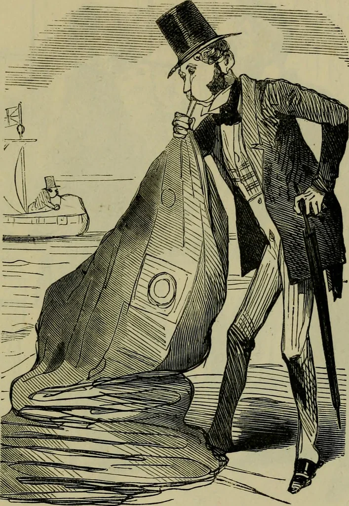An illustration from Vie d'une parisienne, 1855, leaf 502